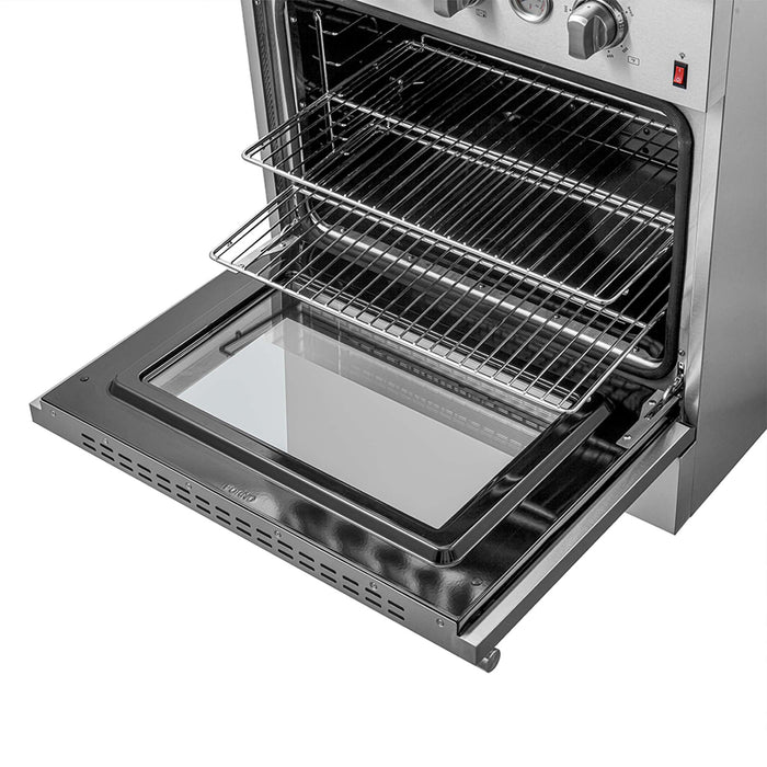 Giovanni 30-inch Gas Range Stainless Steel, 5 Burners 67,000 BTU, 4.32 cu.ft. Convection Oven FORNO