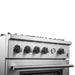 Marco 30-inch Gas Range Stainless Steel, 4 Burners 37,000 BTU, 4.32 cu.ft. Convection Oven FORNO