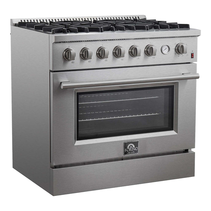 Marco 36" Gas Range, 5.36 cu.ft. Convection Oven FORNO