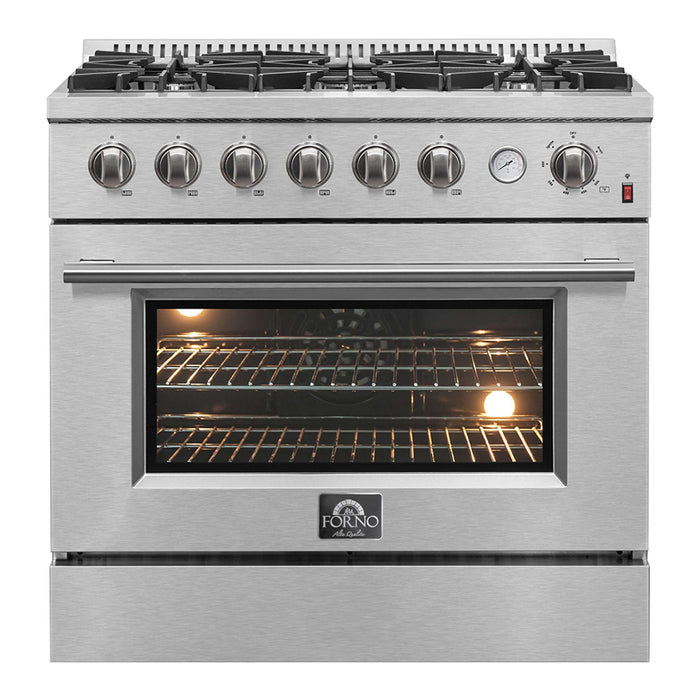Marco 36" Gas Range, 5.36 cu.ft. Convection Oven FORNO