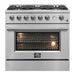 Marco 36" Gas Range, 5.36 cu.ft. Convection Oven FORNO