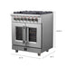 Forno Massimo 30" Freestanding French Door Dual Fuel Range FORNO