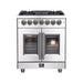 Forno Massimo 30" Freestanding French Door Dual Fuel Range FORNO