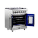 Forno Massimo 30" Freestanding French Door Dual Fuel Range FORNO