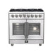 Forno Massimo 36" Freestanding French Door Dual Fuel Range FORNO