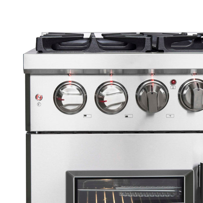 Forno Massimo 36" Freestanding French Door Dual Fuel Range FORNO