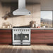 Forno Massimo 36" Freestanding French Door Dual Fuel Range FORNO