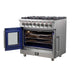Forno Massimo 36" Freestanding French Door Dual Fuel Range FORNO