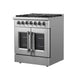 Forno Galiano 30" Freestanding French Door Dual Fuel Range FORNO