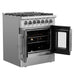 Forno Galiano 30" Freestanding French Door Dual Fuel Range FORNO
