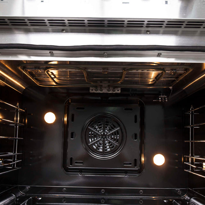 Forno Galiano 30" Freestanding French Door Dual Fuel Range FORNO