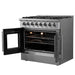 Forno Galiano 36" Freestanding French Door Dual Fuel Range FORNO
