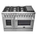 Forno Galiano 48" Freestanding French Door Series Dual Fuel Range FORNO