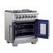 Forno Capriasca 30" Freestanding French Door Dual Fuel Range FORNO