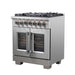 Forno Capriasca 30" Freestanding French Door Dual Fuel Range FORNO