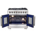 Forno Capriasca 36" Freestanding French Door Dual Fuel Range FORNO