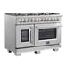 Forno Capriasca 48" Freestanding French Door Dual Fuel Range FORNO