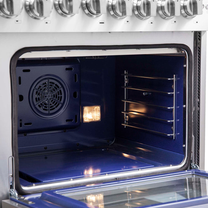Forno Capriasca 48" Freestanding French Door Dual Fuel Range FORNO