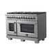 Forno Capriasca 48" Freestanding French Door Dual Fuel Range FORNO
