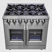 Forno Massimo 36" Freestanding French Door Gas Range FORNO
