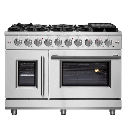 Forno Massimo 48" Freestanding French Door Gas Range FORNO