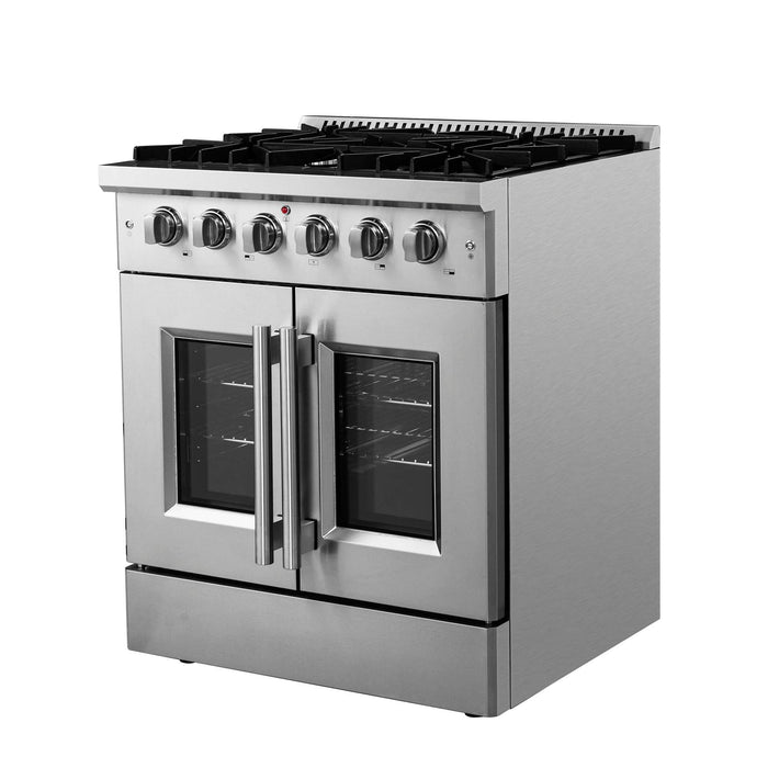 Forno Galiano 30" Freestanding French Door Gas Range FORNO