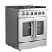 Forno Galiano 30" Freestanding French Door Gas Range FORNO