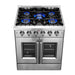Forno Galiano 30" Freestanding French Door Gas Range FORNO