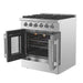Forno Galiano 30" Freestanding French Door Gas Range FORNO