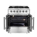 Forno Galiano 30" Freestanding French Door Gas Range FORNO