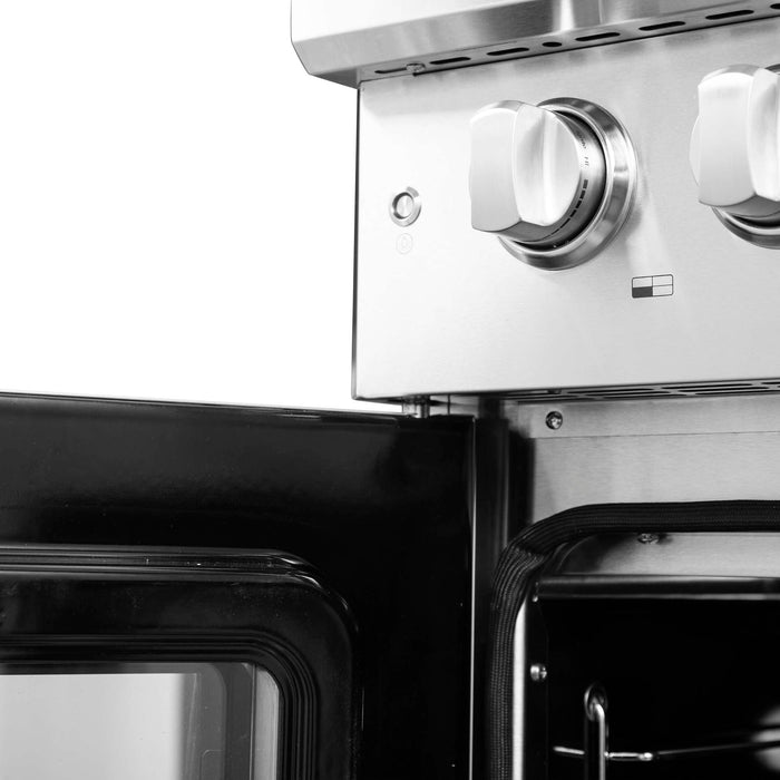 Forno Galiano 30" Freestanding French Door Gas Range FORNO