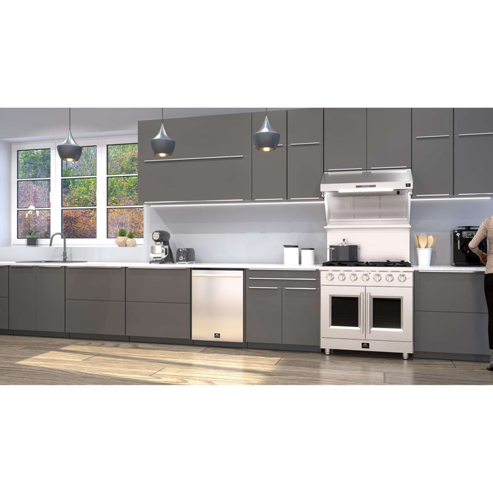 Forno Galiano 36" Freestanding French Door Gas Range FORNO