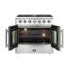 Forno Galiano 36" Freestanding French Door Gas Range FORNO