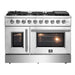 Forno Galiano 48" Freestanding French Door Gas Range FORNO
