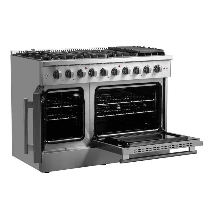 Forno Galiano 48" Freestanding French Door Gas Range FORNO
