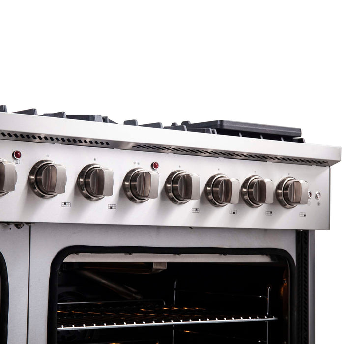 Forno Galiano 48" Freestanding French Door Gas Range FORNO