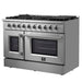 Forno Galiano 48" Freestanding French Door Gas Range FORNO