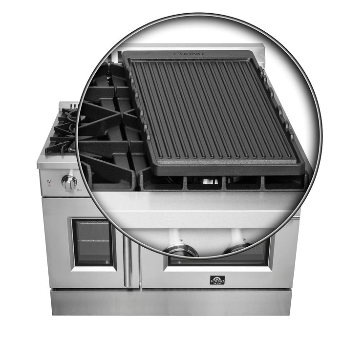 Forno Galiano 48" Freestanding French Door Gas Range FORNO