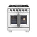 Forno Capriasca 30" Freestanding French Door Gas Range FORNO