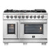 Forno Capriasca 48" Freestanding French Door Gas Range FORNO