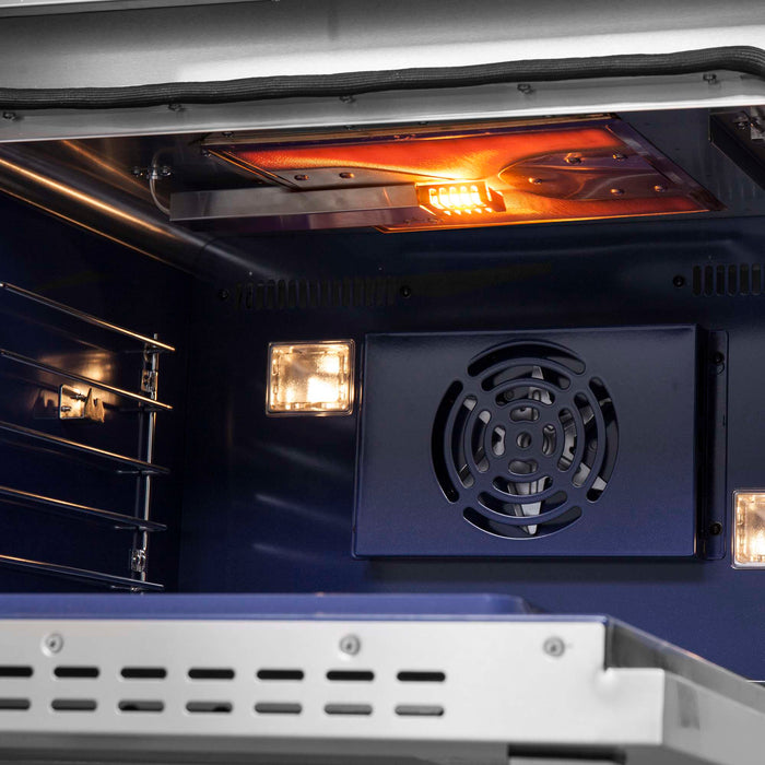 Forno Capriasca 48" Freestanding French Door Gas Range FORNO