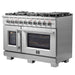 Forno Capriasca 48" Freestanding French Door Gas Range FORNO