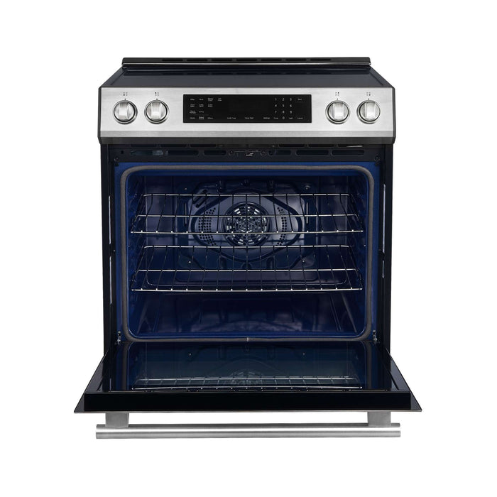 Forno Donatello Espresso 30-Inch Slide-In Induction Range Stainless-Steel FORNO