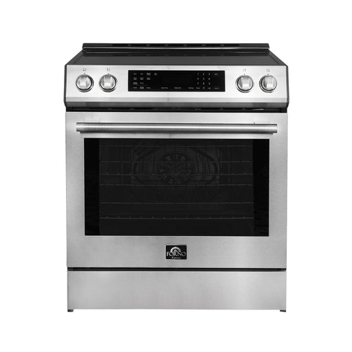 Forno Donatello Espresso 30-Inch Slide-In Induction Range Stainless-Steel FORNO