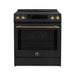Forno Donatello Espresso 30-Inch Slide-In Induction Range Black FORNO