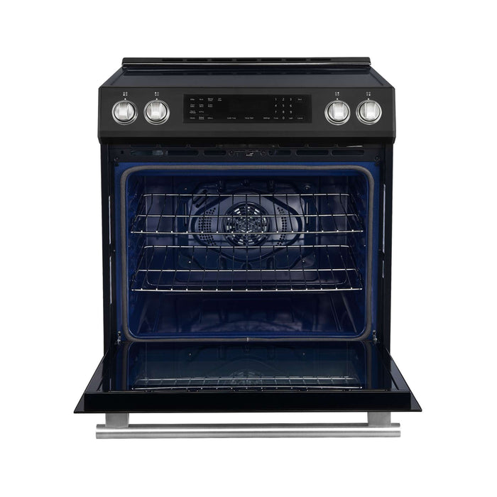Forno Donatello Espresso 30-Inch Slide-In Induction Range Black FORNO