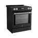 Forno Donatello Espresso 30-Inch Slide-In Induction Range Black FORNO