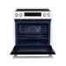 Forno Donatello Espresso  30-Inch Slide-In Induction Range White FORNO