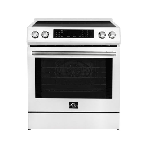 Forno Donatello Espresso  30-Inch Slide-In Induction Range White FORNO
