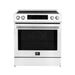 Forno Donatello Espresso  30-Inch Slide-In Induction Range White FORNO
